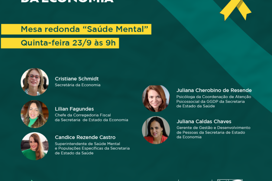 Semana da Saúde da Economia promove Mesa Redonda sobre Saúde Mental