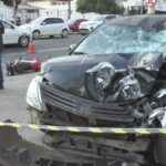 Motociclista gira no ar e morre após ser atingido por carro que entrou na contramão da Avenida 85, em Goiânia