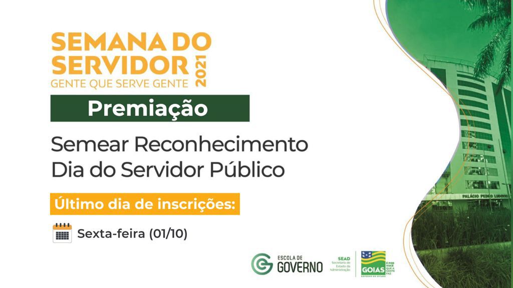 Inscrições para Semear Reconhecimento terminam nesta sexta