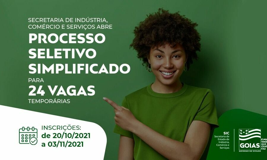 Inscrições ao processo seletivo da SIC seguem até o próximo dia 3