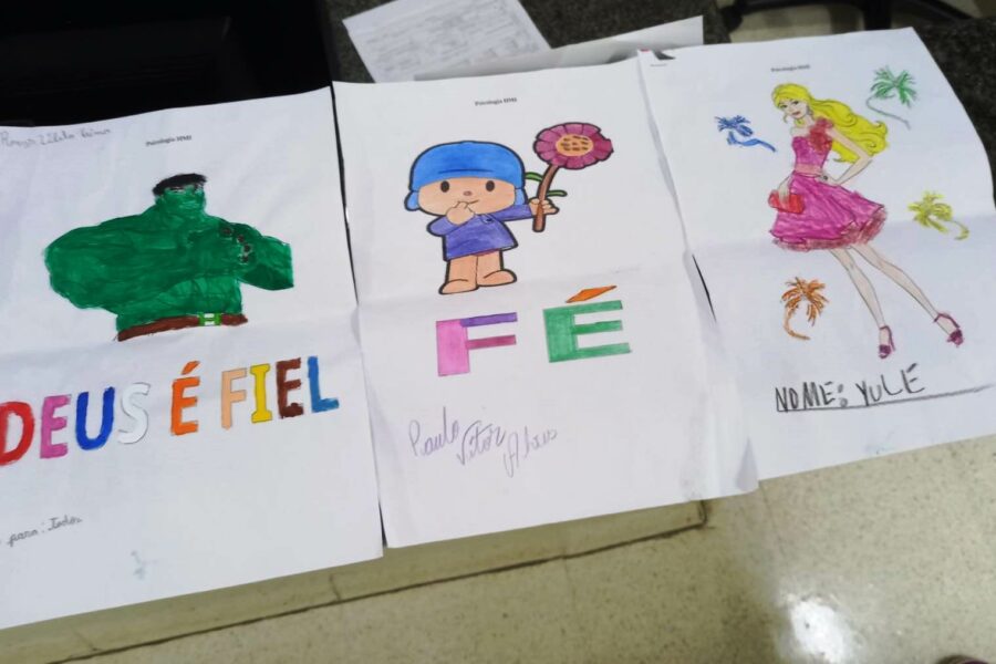 Pediatria do HMI humaniza saúde com arteterapia