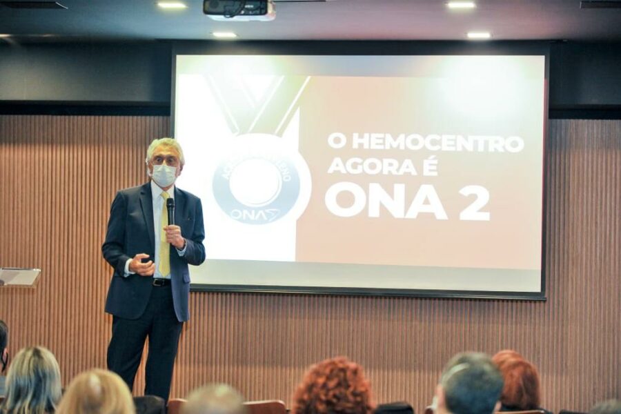 Caiado entrega Certificação ONA 2 ao Hemocentro Estadual, único banco de sangue 100% SUS a receber reconhecimento