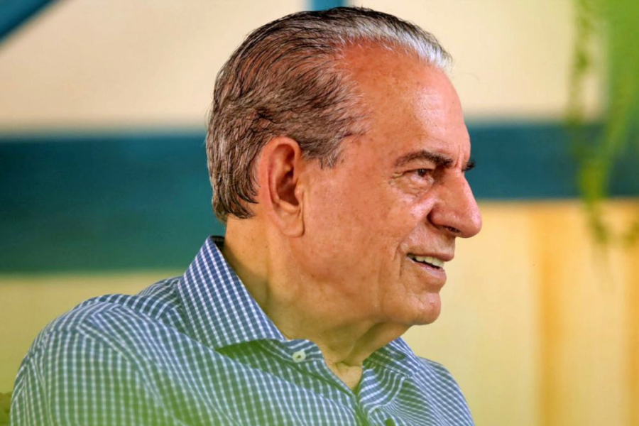 Governador Ronaldo Caiado participa de culto memorial por Iris Rezende