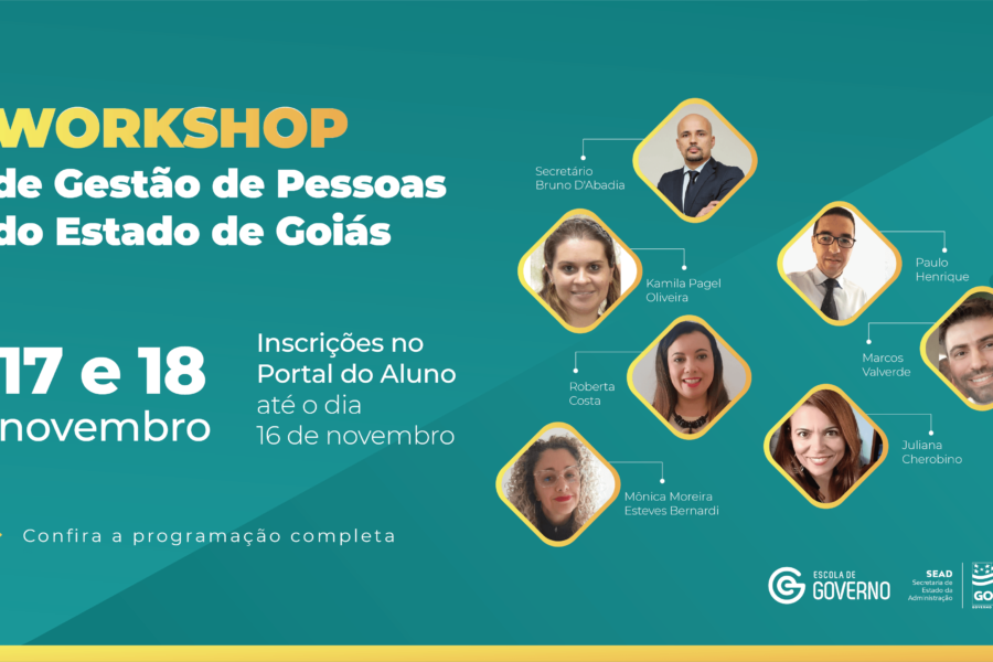 Sead promove Workshop de Gestão de Pessoas nos dias 17 e 18 de novembro