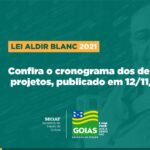 Publicado novo cronograma de editais da Lei Aldir Blanc 2021