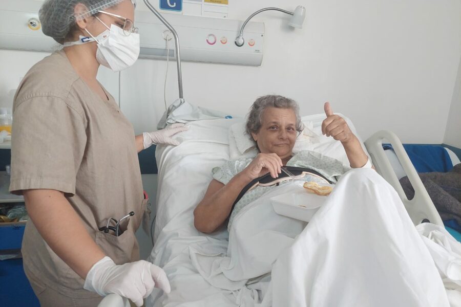 Fonoaudiologia do Hugo proporciona ‘comfort food’ a pacientes