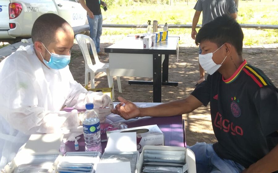 Ações de saúde são levadas à população indígena em três aldeias