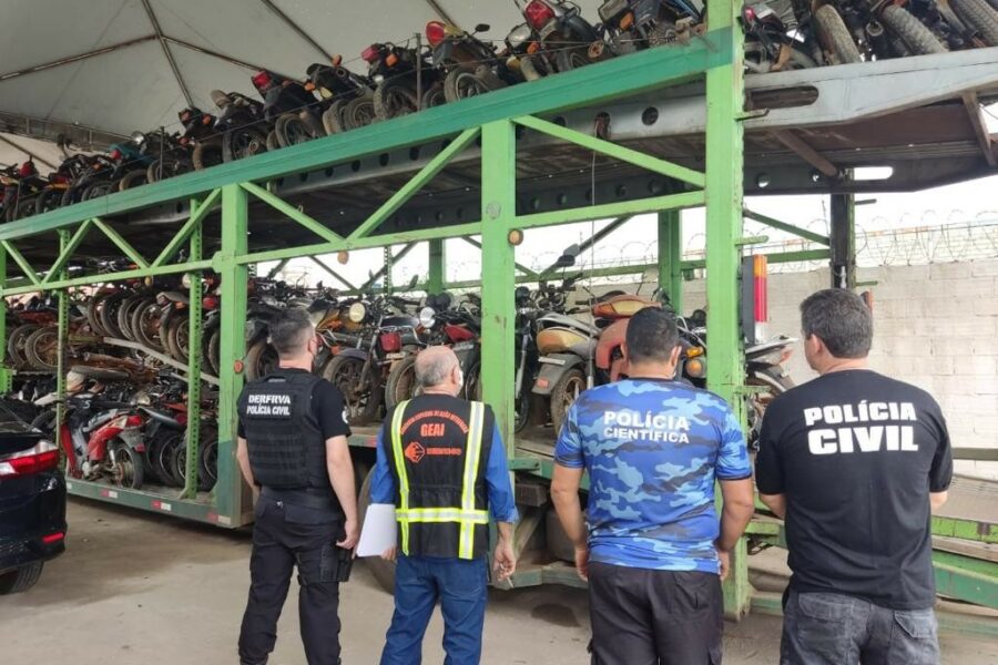 Operação Moto Legal apreende 176 motocicletas irregulares