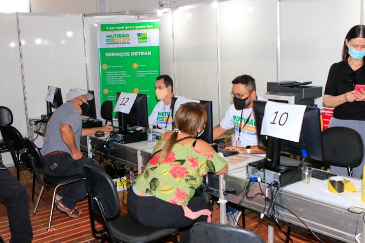 Mutirão do Governo em Aparecida de Goiânia terá 11 serviços do Detran