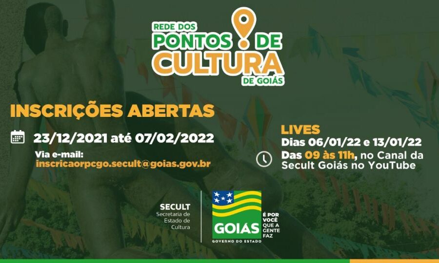 Abertas as inscrições para novo edital dos Pontos de Cultura