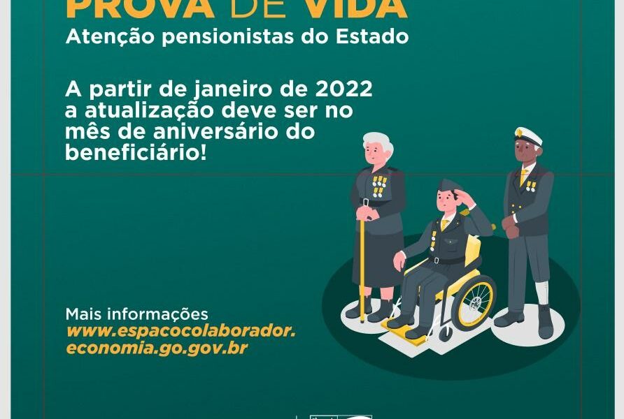 Prova de vida será no mês de aniversário a partir de janeiro