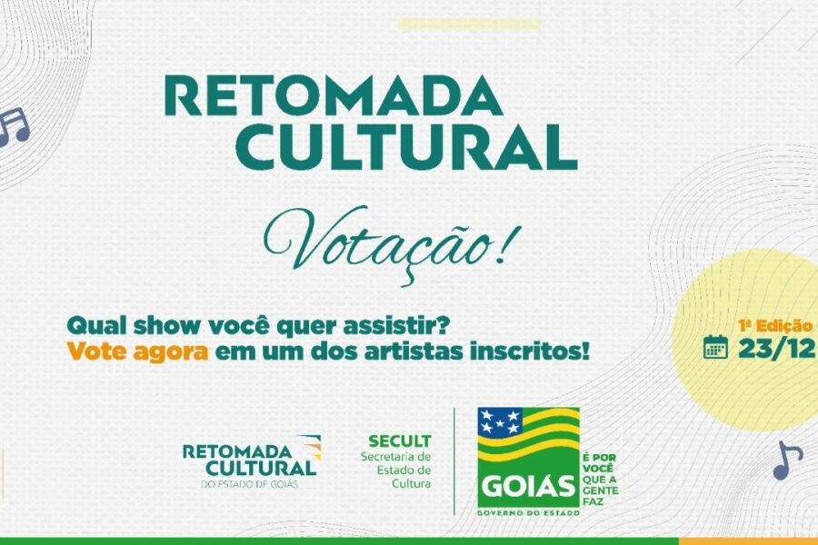 Última dia de votação para a 1ª edição do Retomada Cultural