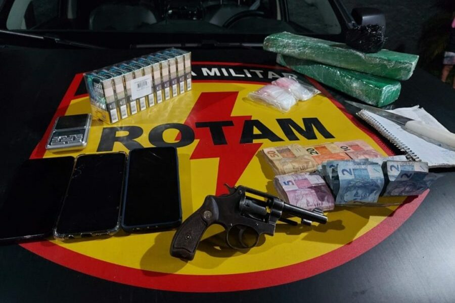 PM realiza 130 prisões e apreende 111 kg de drogas