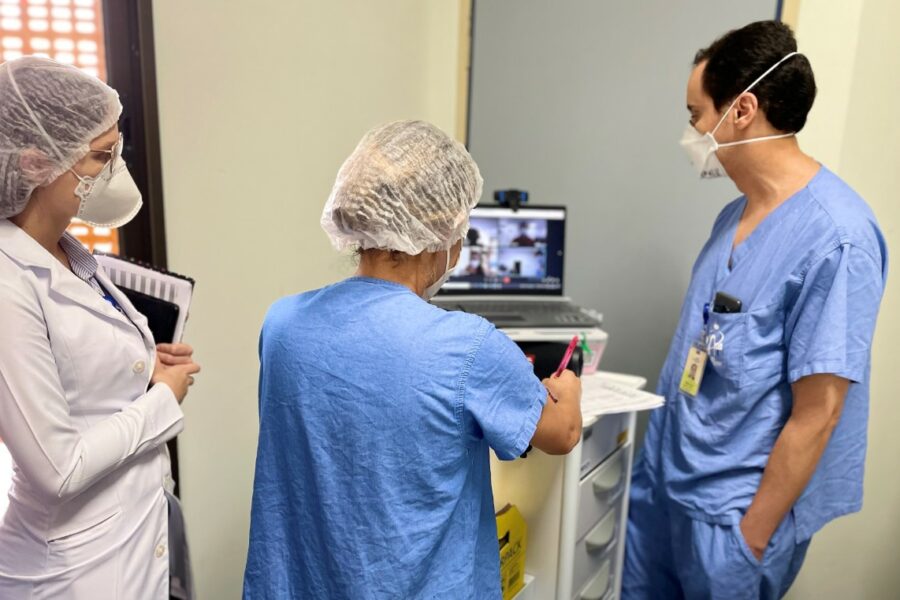 Crer recebe visita técnica do Saúde em Nossas Mãos, do Proadi-SUS