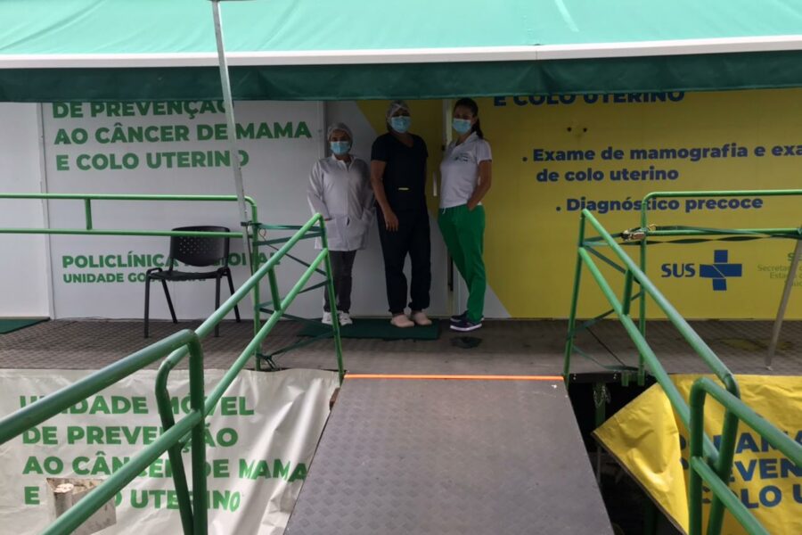 Carreta da Prevenção do Câncer de Mama atende em Caiapônia