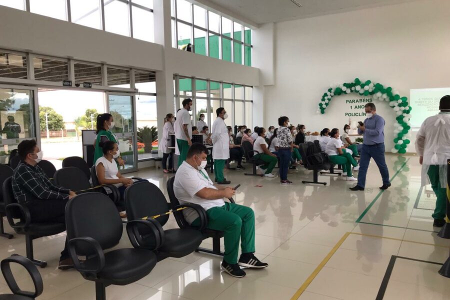 Policlínica Estadual de Goianésia celebra 1 ano de funcionamento