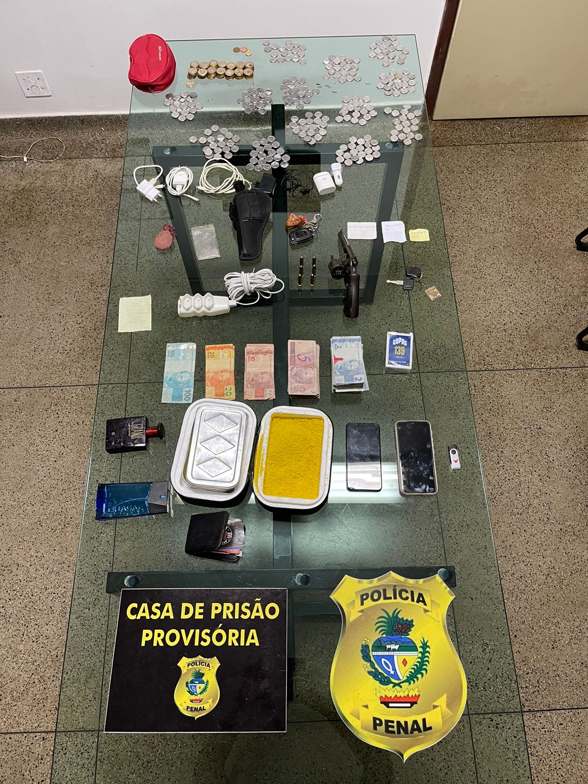 Vigilante penitenciário é preso em flagrante, em Aparecida