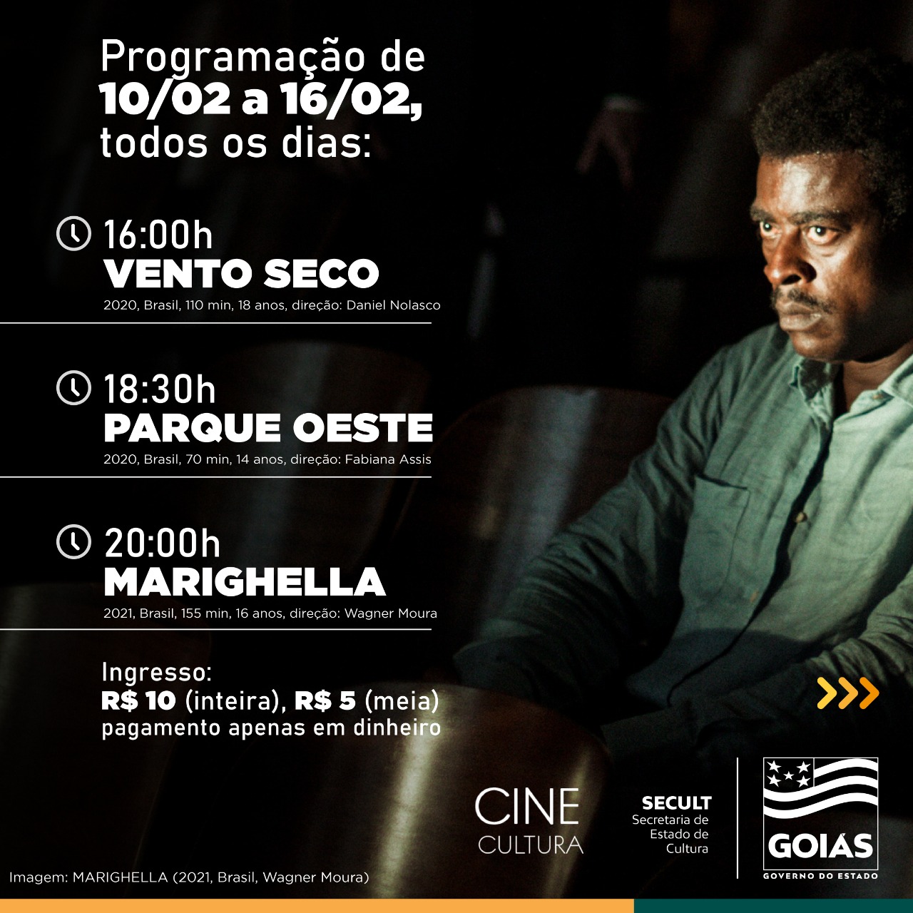 Produções nacionais continuam em cartaz no Cine Cultura