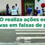 Detran-GO realiza ações educativas e interativas em faixas de pedestres