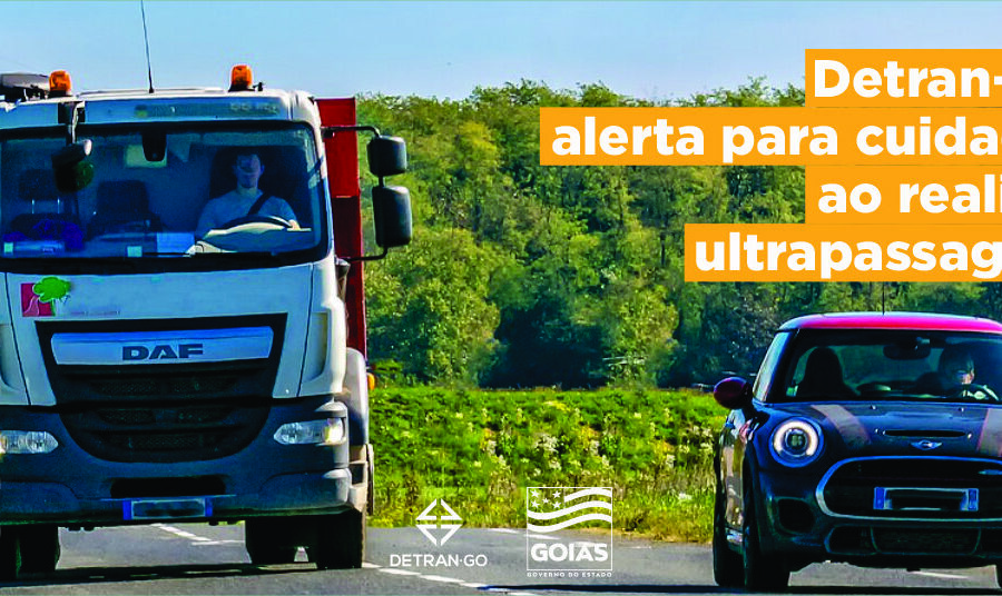 Detran alerta para cuidados ao realizar ultrapassagens