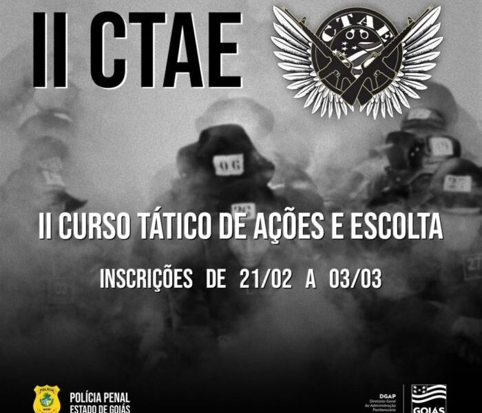 DGAP abre inscrições para o II Curso Tático de Ações e Escolta