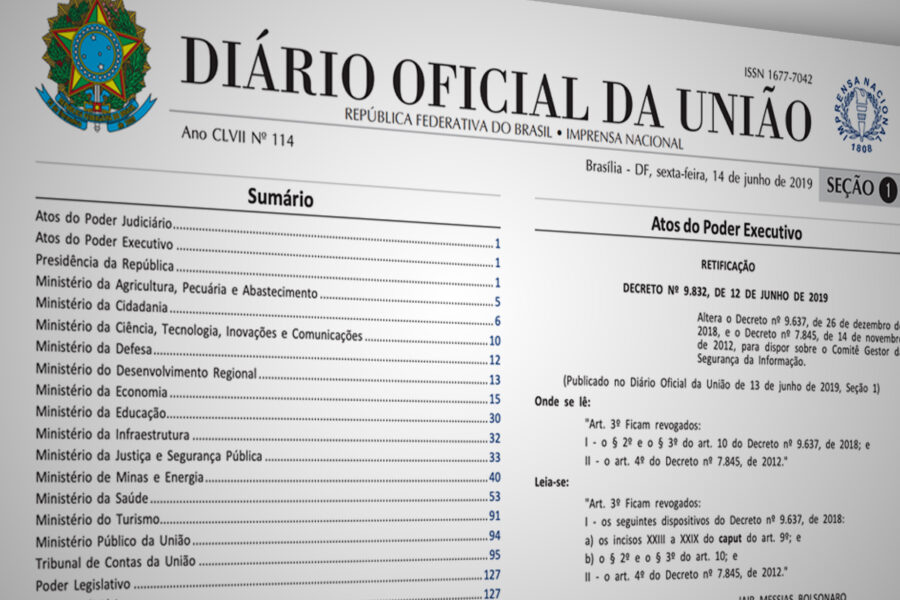 Balanço mostra que Casa Civil publicou mais de 4 mil matérias, em 2021, DOU
