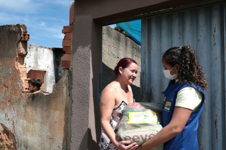 OVG distribuem mais quatro mil cestas básicas, em Aparecida de Goiânia