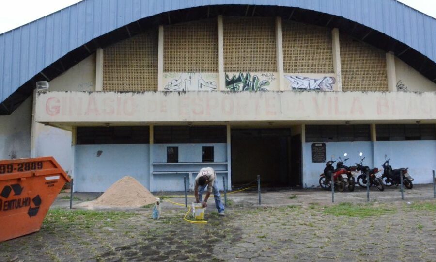 Seel inicia reforma no ginásio de esportes da Vila Brasília, em Aparecida de Goiânia