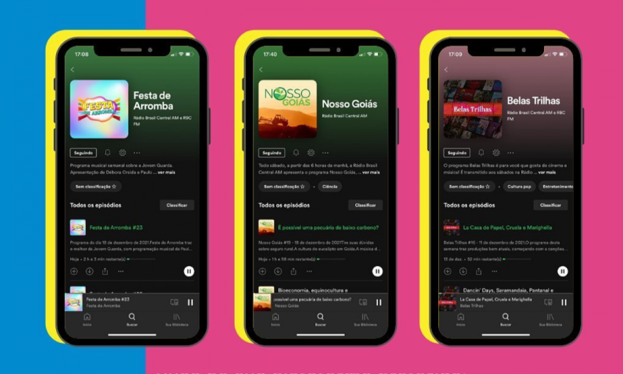 Brasil Central aposta em programas da casa em formato podcast