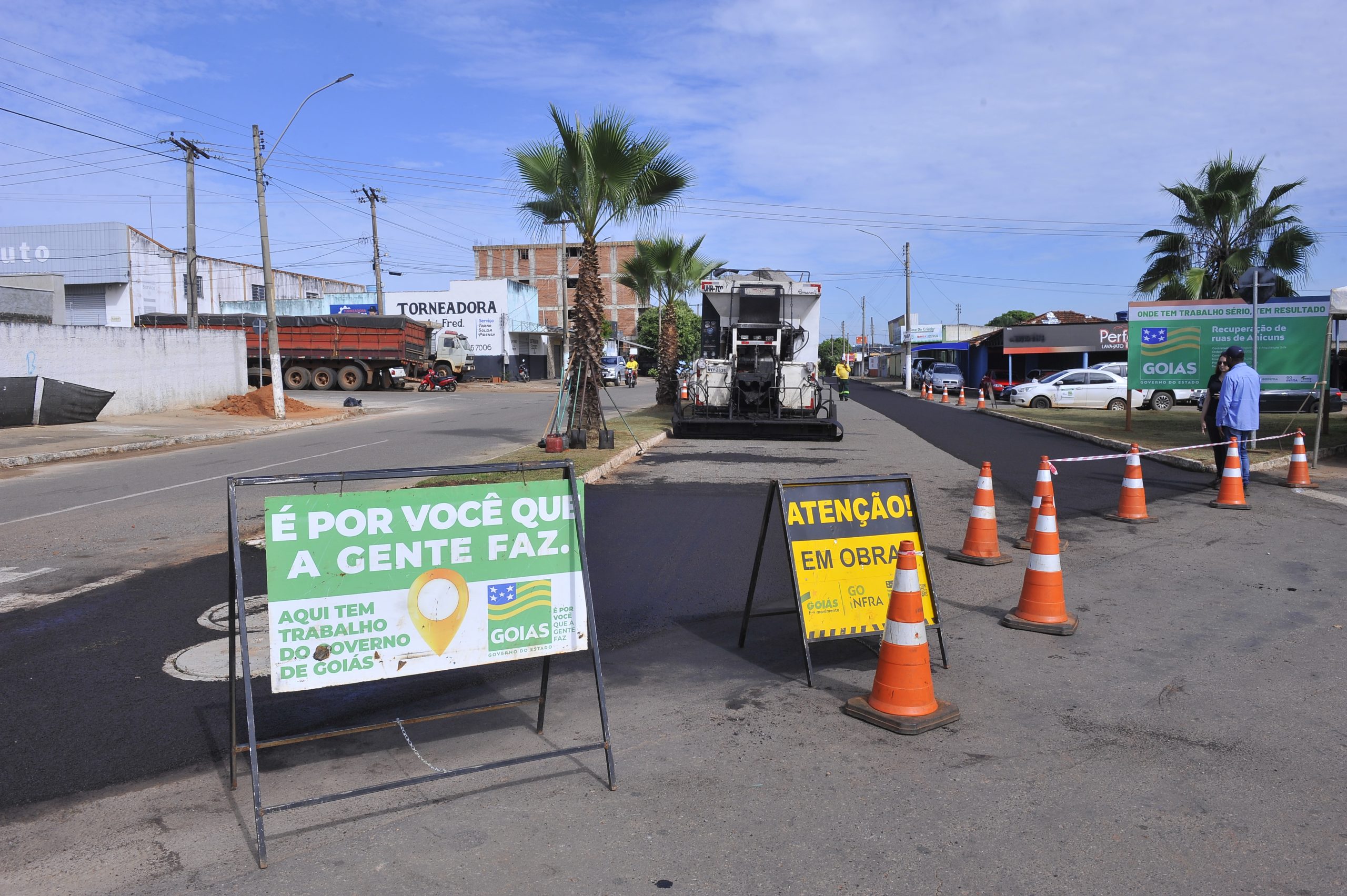 Obras da Goinfra em Anicuns e São João da Paraúna passam por vistoria