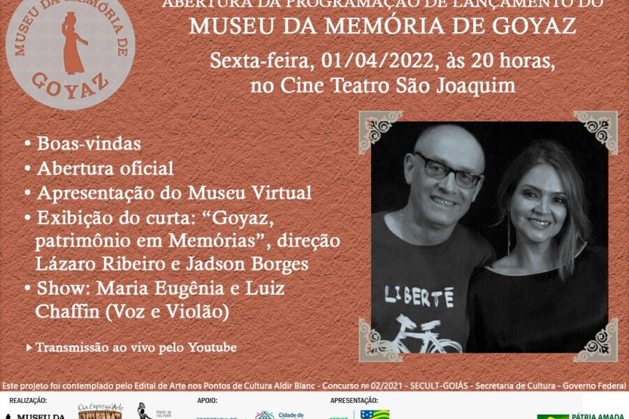 Museu da Memória de Goyaz será lançado nesta sexta-feira, na cidade de Goiás