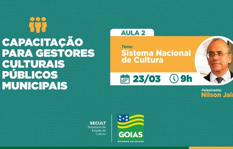 Secult promove curso de capacitação para gestores públicos municipais