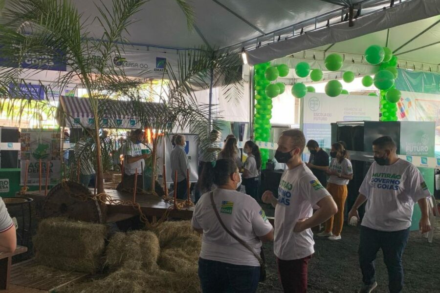 Estande do agro leva serviços para população na 3ª edição do Mutirão do Governo de Goiás