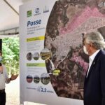 Em Posse, Caiado inaugura obras da Saneago e confere serviços do Expresso Correios