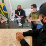 Em reunião com Rodney Miranda, presidente do Goiás reforça parceria com as forças policiais