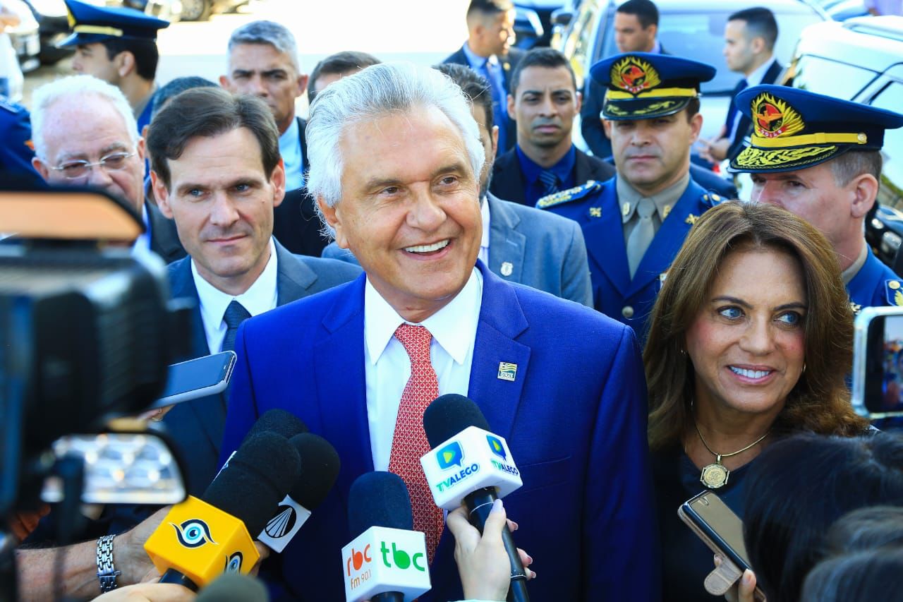 Caiado participa da inauguração da nova sede da Assembleia Legislativa de Goiás