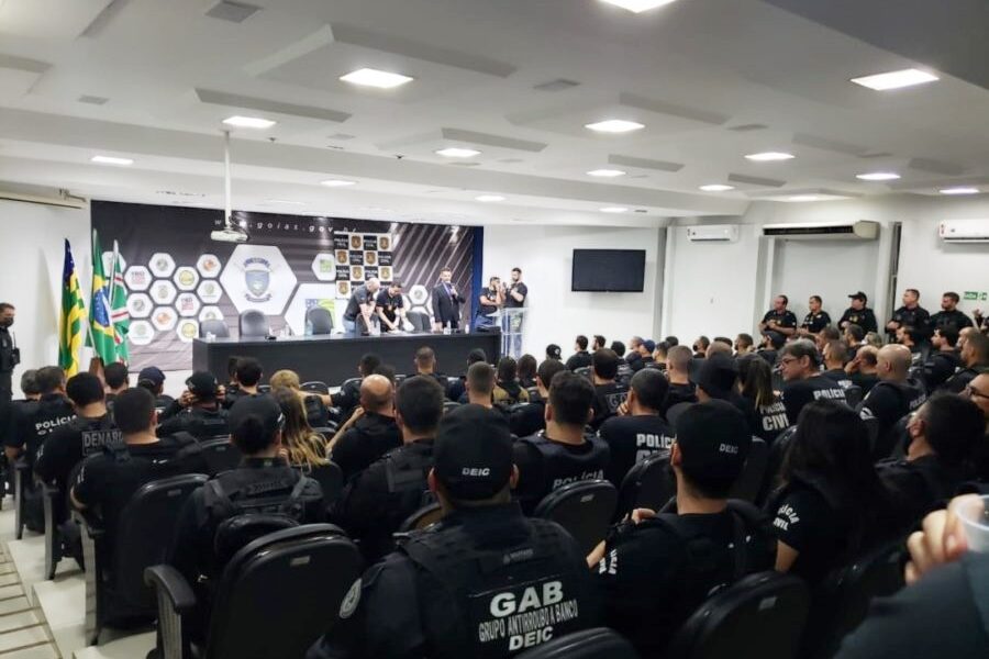Polícias Civil de Goiás e SP realizam mega operação de combate a estelionato eletrônico
