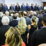 Caiado participa da solenidade de posse da nova diretoria do TRE Goiás