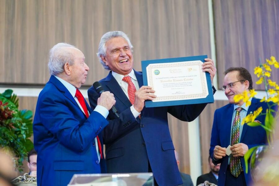 Caiado é homenageado durante Convenção Nacional das Assembleias de Deus