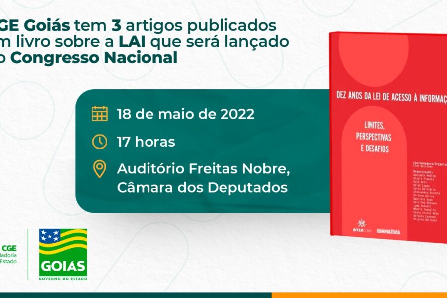 CGE participa de livro sobre os 10 anos da LAI