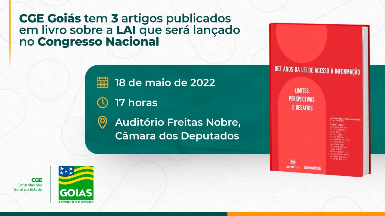 CGE participa de livro sobre os 10 anos da LAI