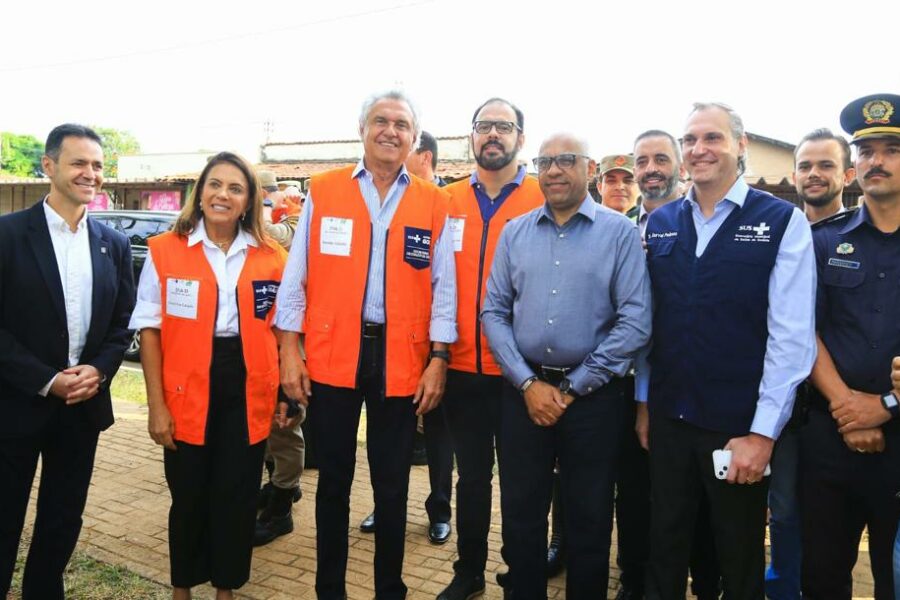 Governador Ronaldo Caiado participa do Dia D de Combate ao Aedes aegypti