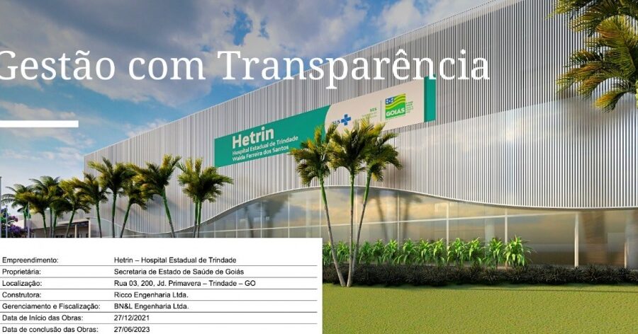  Hetrin lança plataforma Transparência Total para obras de ampliação