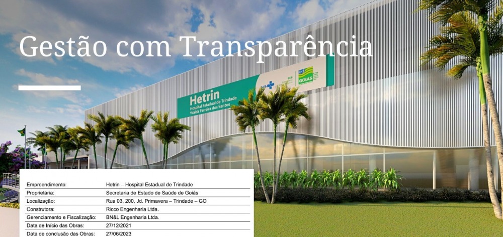  Hetrin lança plataforma Transparência Total para obras de ampliação