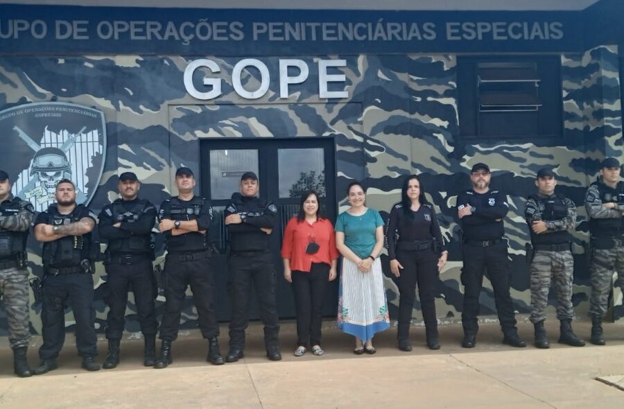 Diretora de Educação Penitenciária do Paraguai faz intercâmbio na Polícia Penal