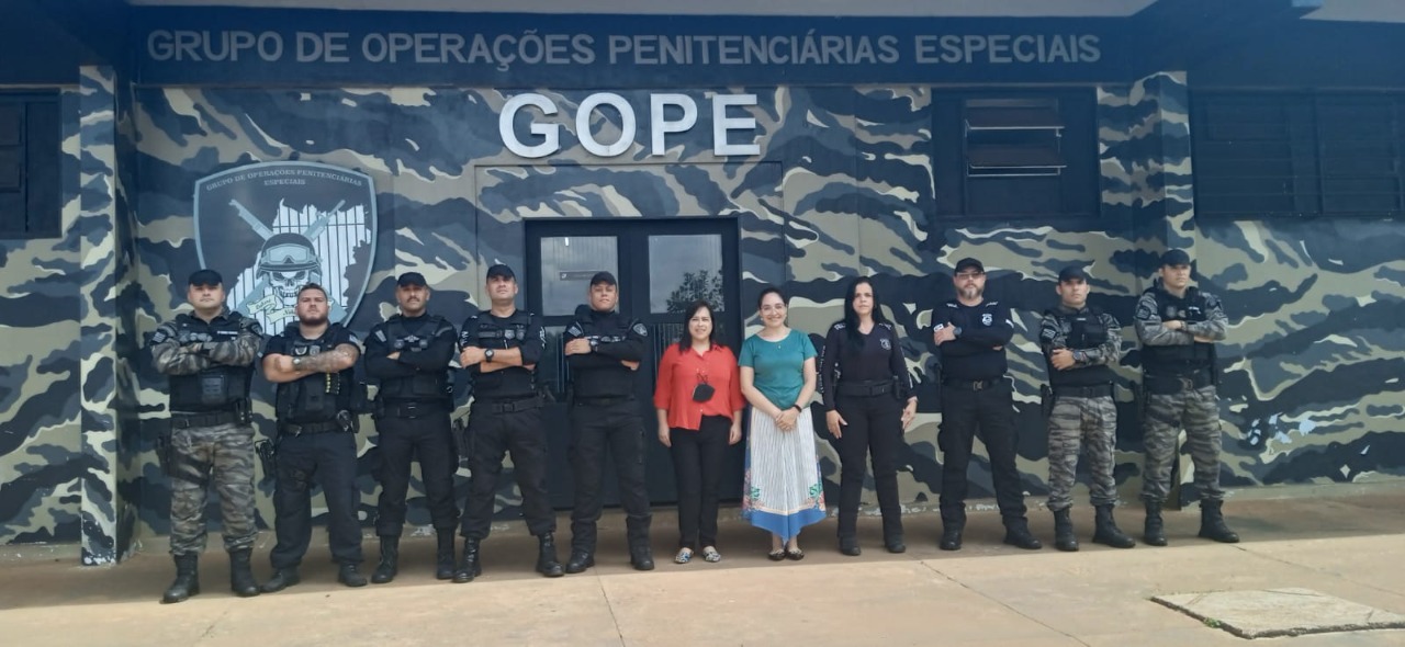 Diretora de Educação Penitenciária do Paraguai faz intercâmbio na Polícia Penal