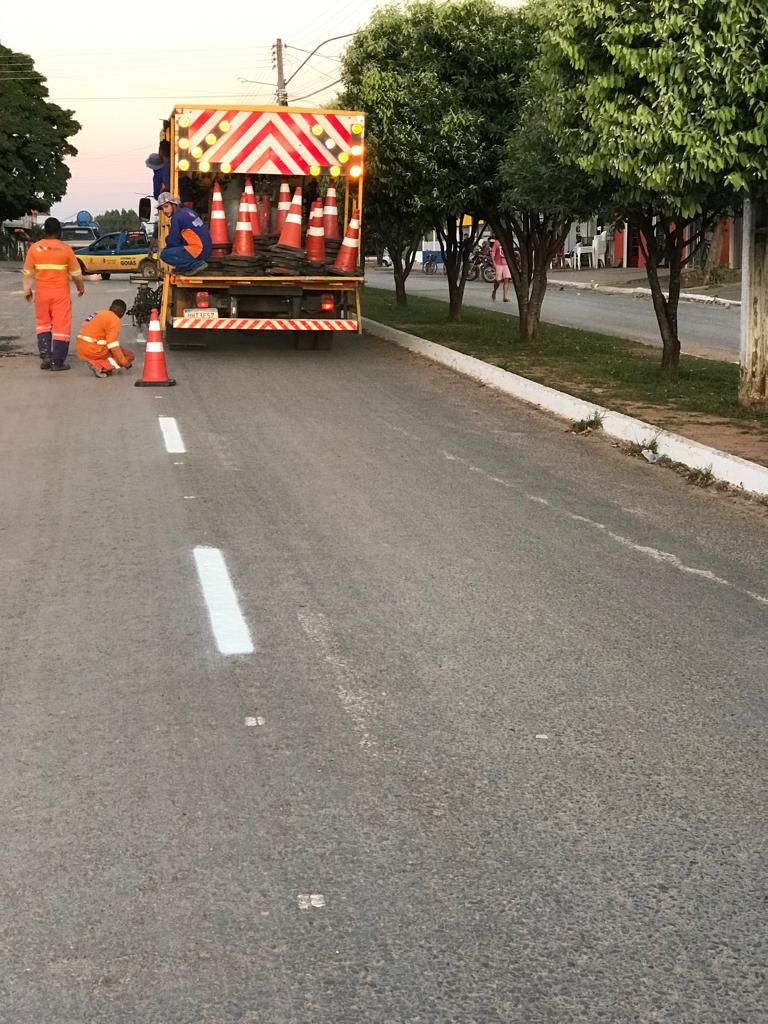 Detran Goiás leva sinalização a Damianópolis