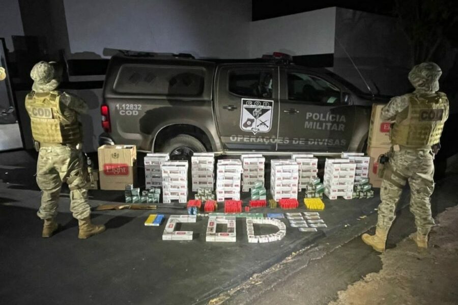 Polícia apreende grande quantidade de drogas e munições no fim de semana