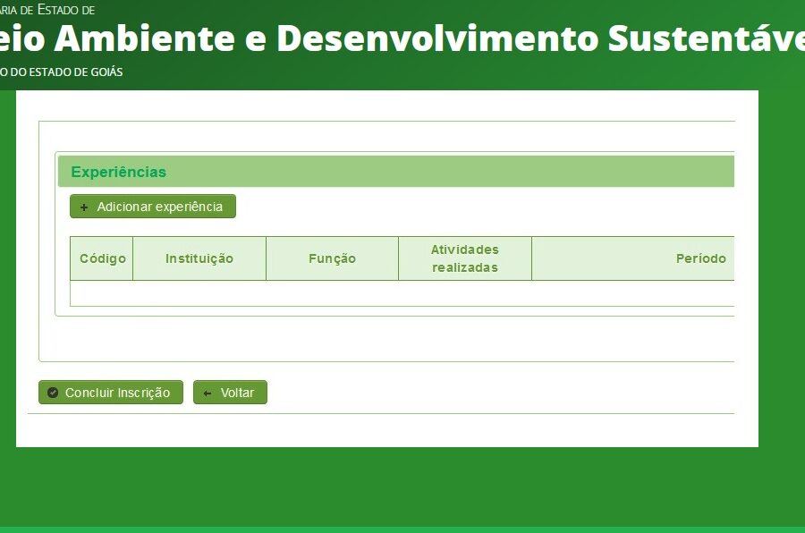 Inscrição ao processo seletivo simplificado da Semad termina nesta segunda