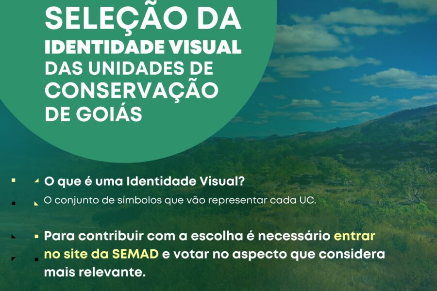 Semad cria concurso para população escolher a identidade visual das UCs de Goiás